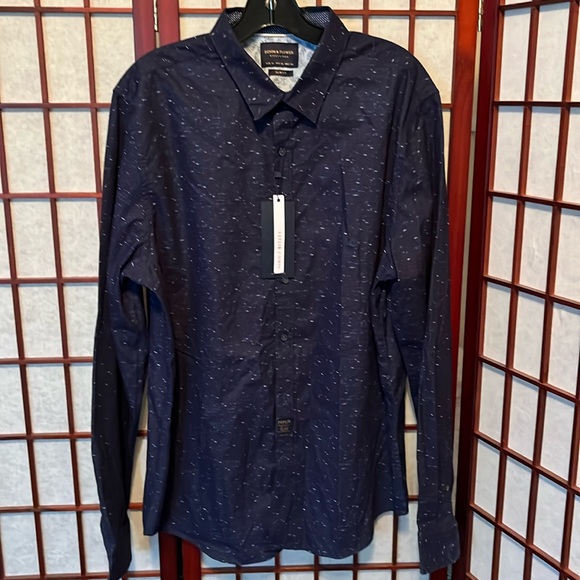 Denim & Flower Long sleeve Polo Shirt - Picture 3 of 10